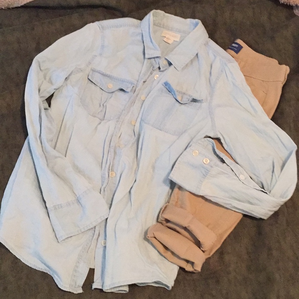 Lucy and Laurel Chambray shirt!